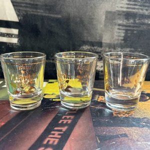 Vintage Atlanta Georgia Souvenir Shot Glasses set of 3.